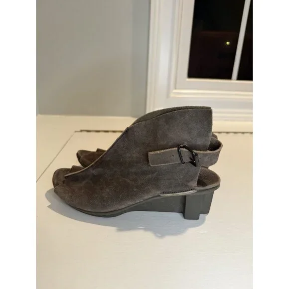 NEW Trippen Womens Mandarin Heeled Sandal Brown Leather UK 39 US 8.5 $392 [jb] - Picture 5 of 11